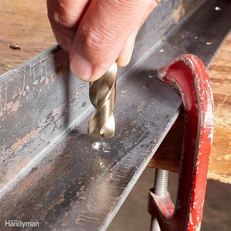 drilling holes in sheet metal|drilling through galvanized steel.